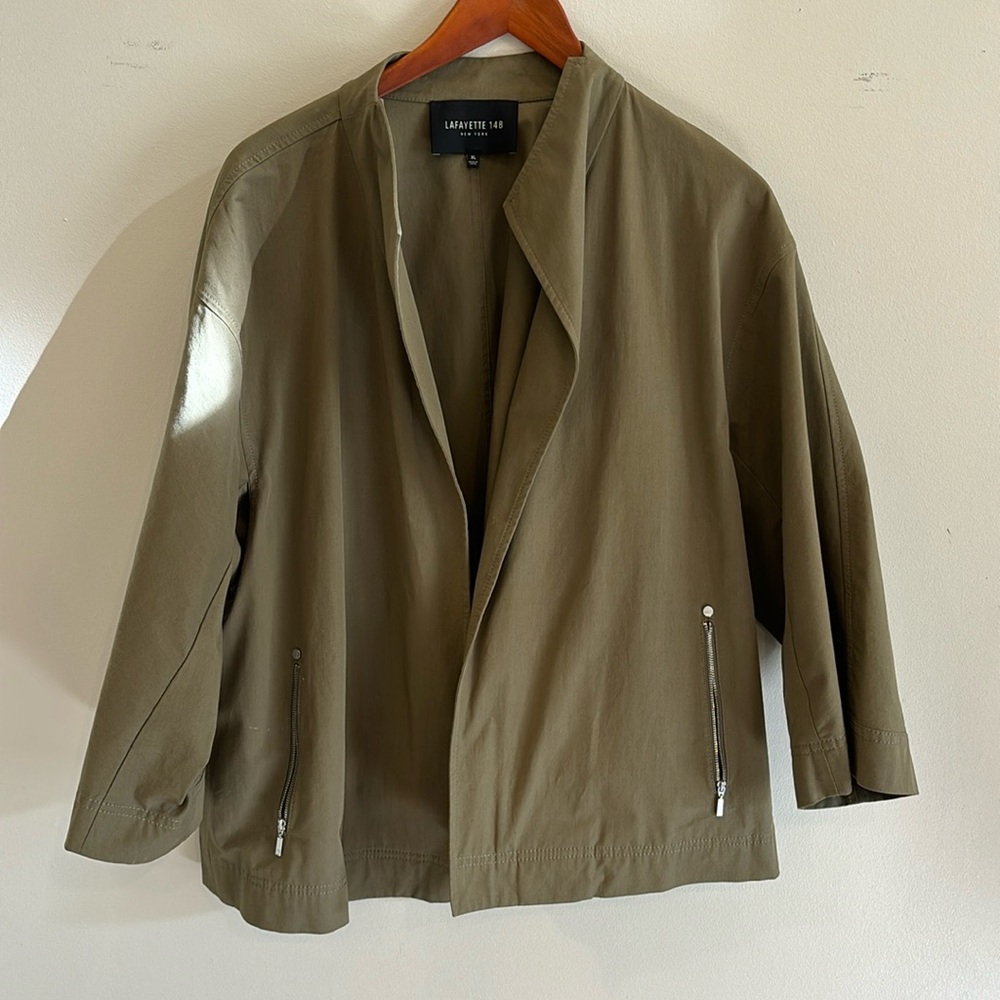 Lafayette 148 NY Green Jacket